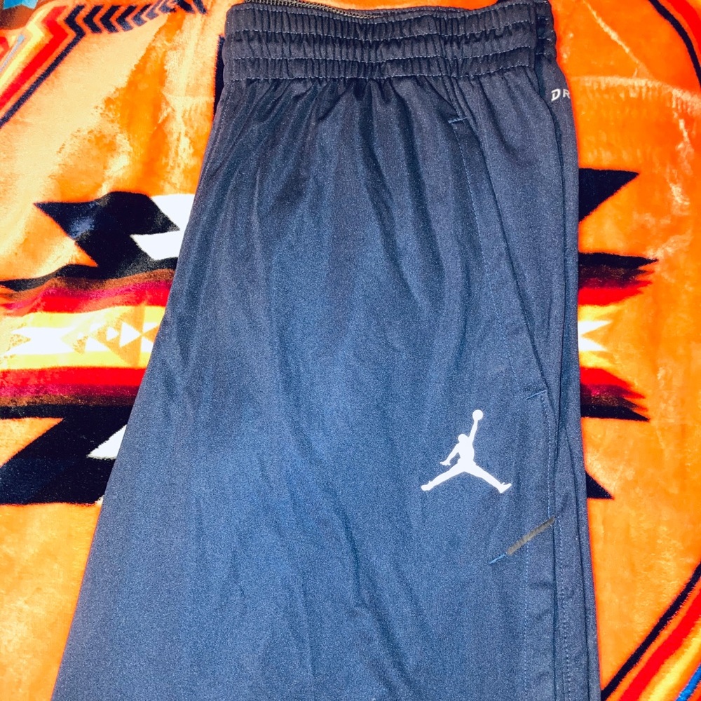 Jordan navy blue shorts Lg